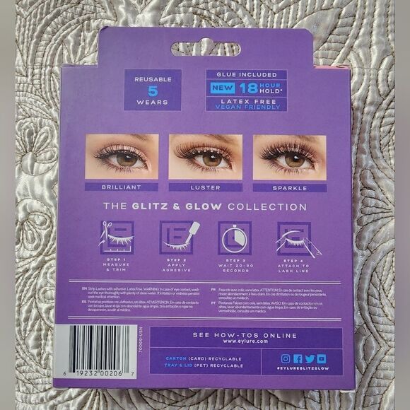Lot of two Faux Eyelashes Sets, New - Picture 3 of 6